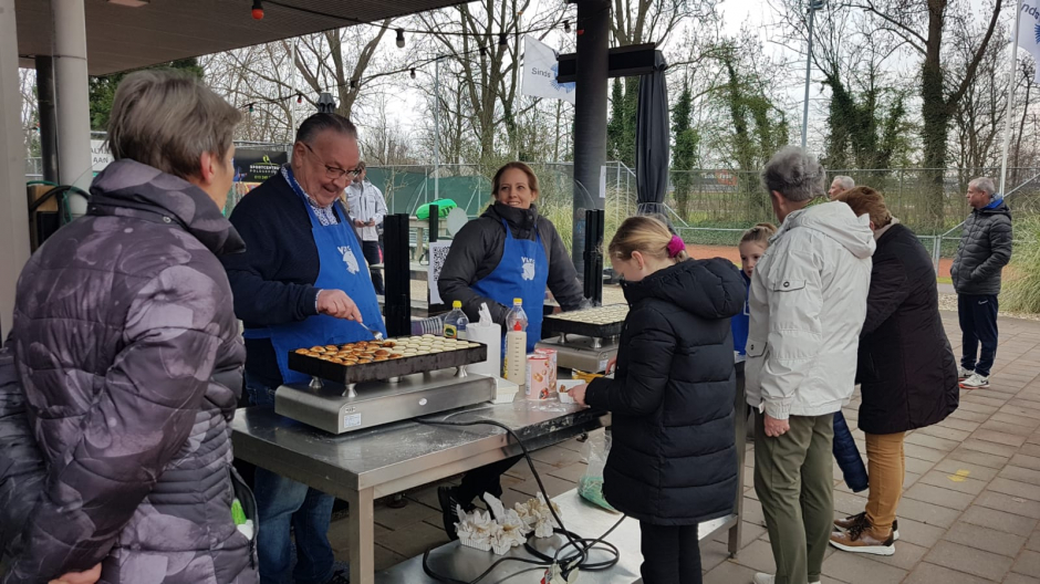 Poffertjes tijdens de open dag 2022